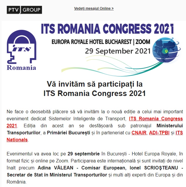 Newsletter PTV Romania