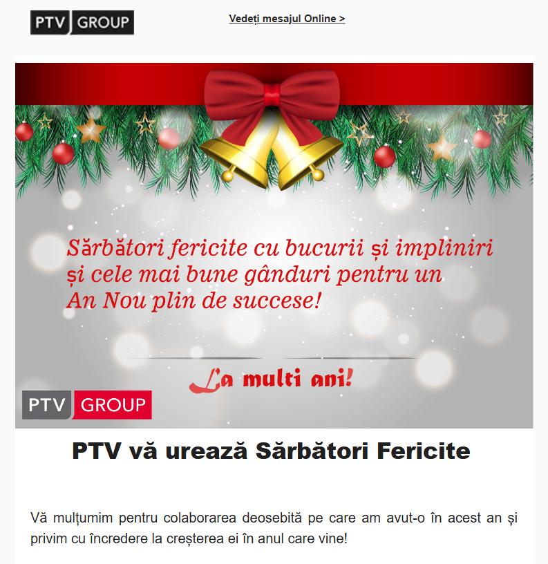 Newsletter PTV Romania