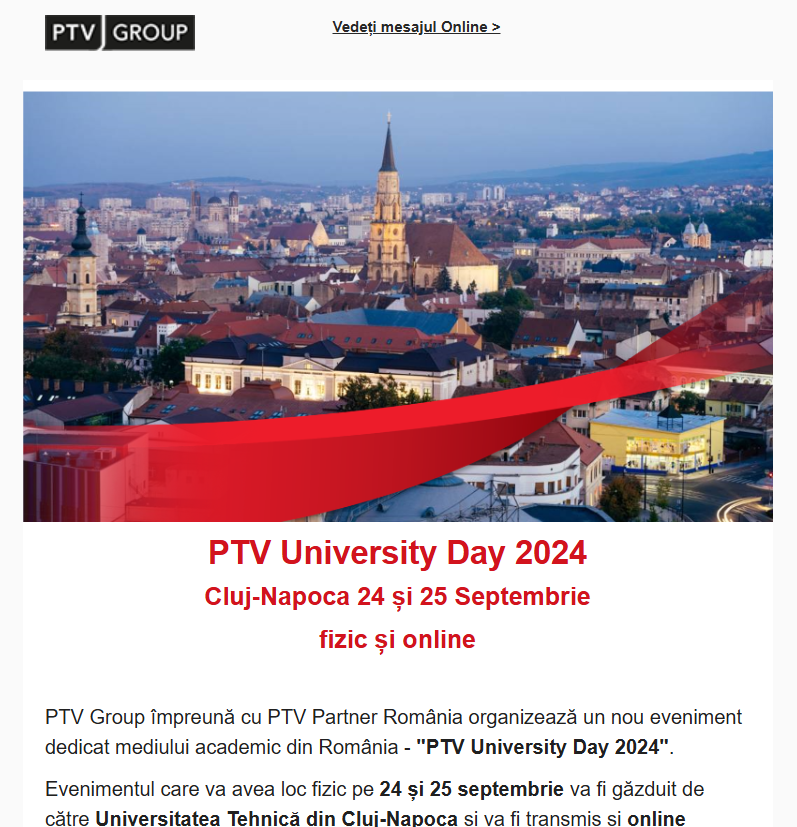 Newsletter PTV Romania
